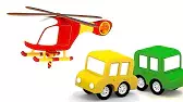 4 машинки Конструктор: вертолёт