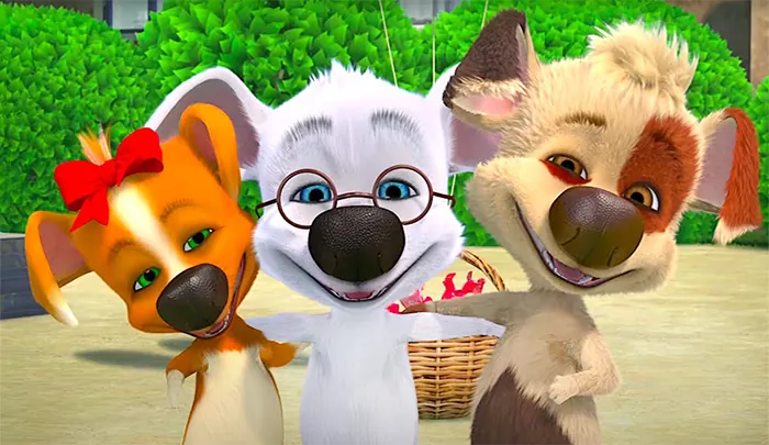 Мультсериал Белка и Стрелка: Озорная семейка