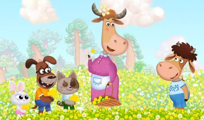 Мультик Буренка Даша