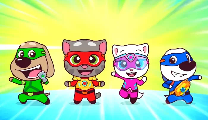 Мультик Говорящий Том: Герои