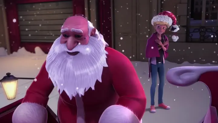 Леди Баг и Супер-Кот Санта с когтями