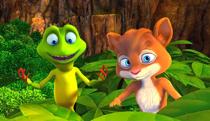 Мультфильм Лягушонок Риббит