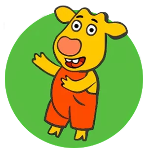 Оранжевая корова