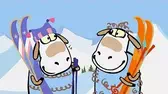 Овечки Холли и Долли На горнолыжном курорте