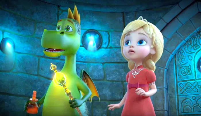 Мультфильм Принцесса и дракон