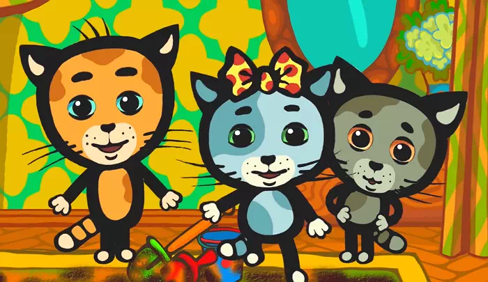 Мультсериал Три котенка