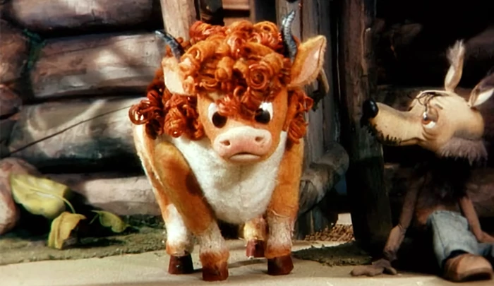 Мультфильм Волк и телёнок