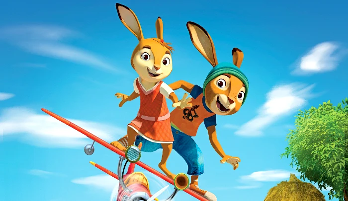 Мультфильм Заячья школа