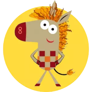 Зебра в клеточку