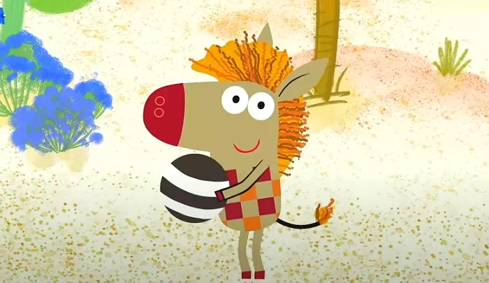 Мультик Зебра в клеточку