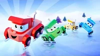 Игры грузовичков Катаемся на льду