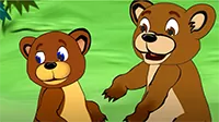 Сказки детям Два жадных медвежонка