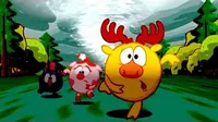 Смешарики Несколько мелочей на фоне природы
