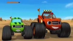 Вспыш и чудо-машинки Командная гонка пикапов