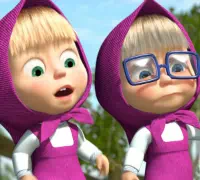 Маша и Медведь Двое на одного