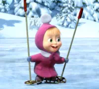 Маша и Медведь Праздник на льду