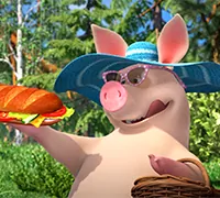 Маша и Медведь Венок из одуванчиков